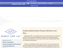 Tablet Screenshot of jarretlaw.com